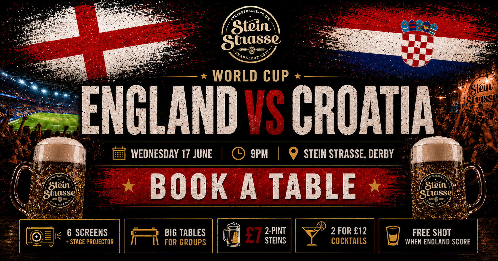 England vs Croatia World Cup Match