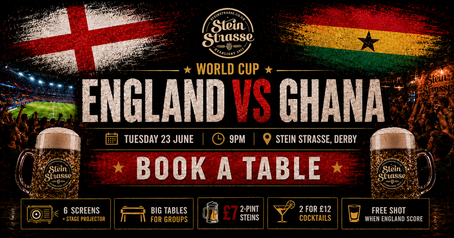 England vs Ghana World Cup Match