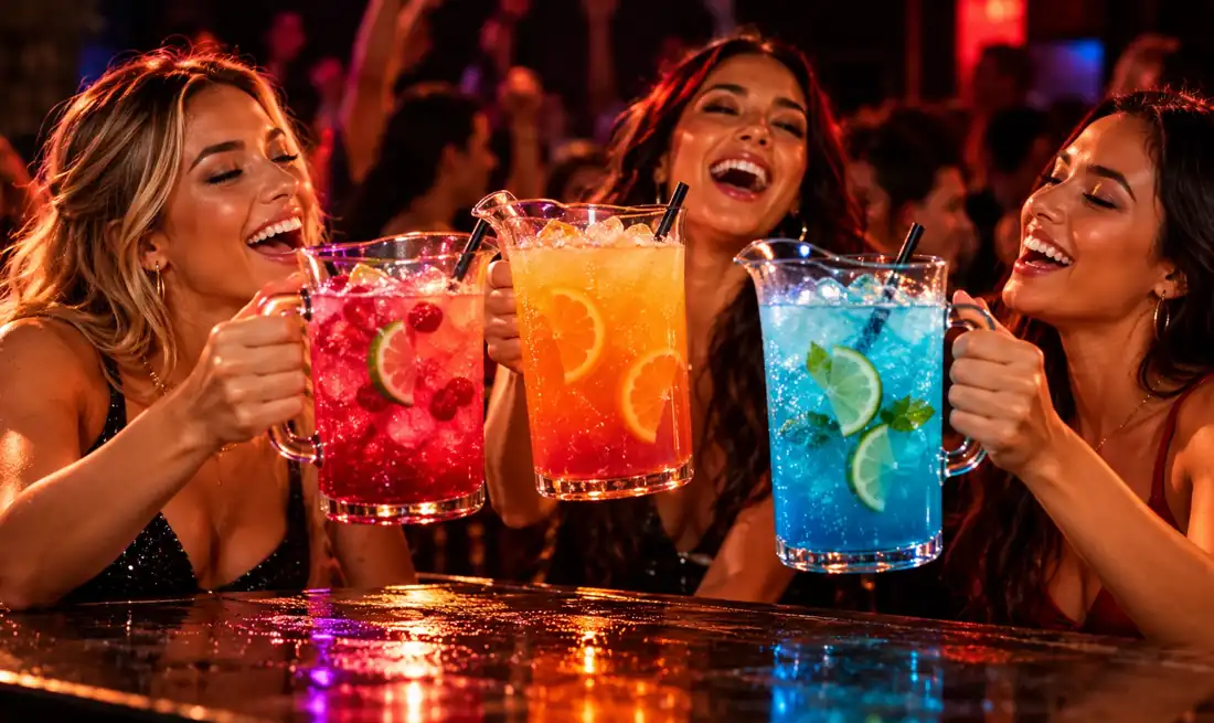 Cocktail pitchers ready to share
